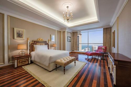 Cama o camas de una habitación en Dusit Hotel & Suites - Doha