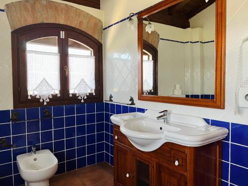 A bathroom at Agriturismo Sabidor
