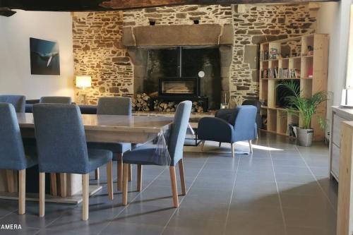 Χώρος καθιστικού στο Gîte équestre dans centre équestre vers saint malo
