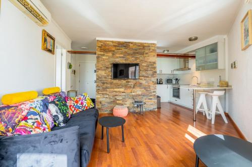 Kuchyň nebo kuchyňský kout v ubytování WELCS APARTAMENTO 015 EMP con terraza y vistas
