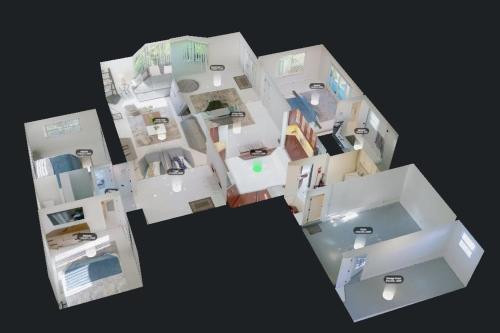 model domu z pokojem w obiekcie Moana Beach Cottage w mieście Fort Lauderdale