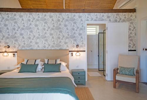 Cama o camas de una habitación en Villa Fauverelle