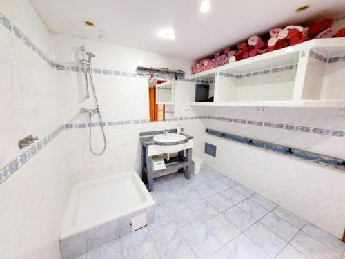 Koupelna v ubytování Wellness Aqua House