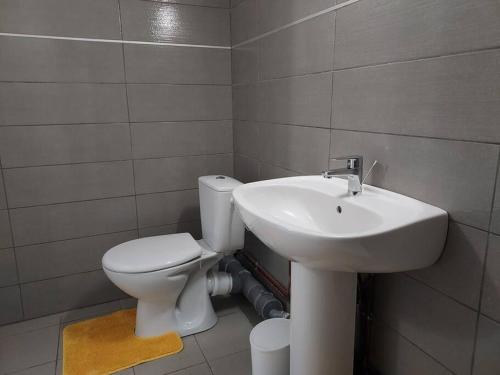 Ένα μπάνιο στο Appartement T2 le Vallon au Marin Martinique