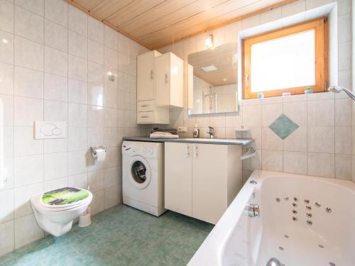 Koupelna v ubytování Haus Hauser