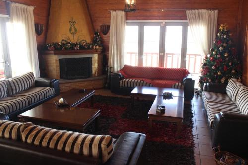 Khu vực ghế ngồi tại Villa Rustica