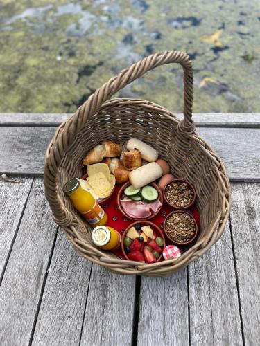 Jídlo v prázdninového domu nebo okolí