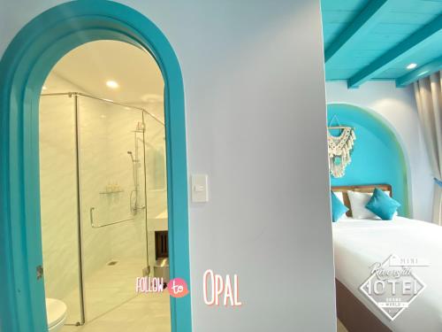 Koupelna v ubytování Riverside Mini Hotel Grand World Phu Quoc