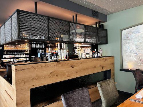 Lounge nebo bar v ubytování Landhaus Hohly