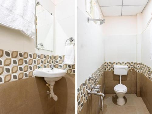 Kylpyhuone majoituspaikassa JAGTARA RESIDENCY