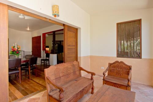 Χώρος καθιστικού στο La Perla del Caribe - Villa Ruby