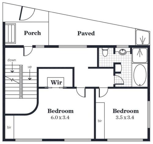 Půdorys ubytování Seacliff Beach Retreat Lux, Modern, Seaviews, 3BR, Balcony