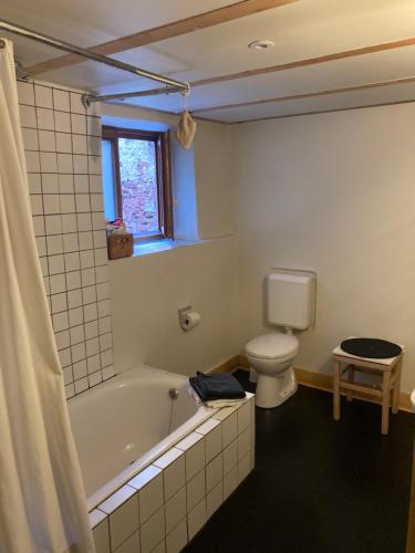 Koupelna v ubytování Hofhaus
