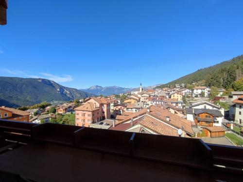 a view of the city from the roof at Folgaria Top Rent in Folgaria