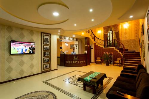 Lobby o reception area sa Gala Osiyo Samarkand