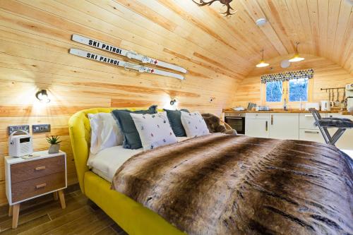 Zona de estar de Cliff Stud Retreat - Luxury lodges and cosy cottages
