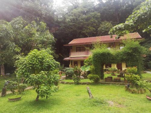 Κήπος έξω από το Wisma Leuser Sibayak