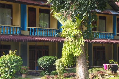 Taman di luar Wisma Leuser Sibayak