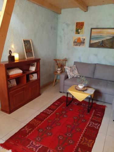 Posezení v ubytování Balabani Local Stay