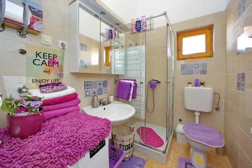 Koupelna v ubytování House Bibinje (868)