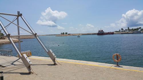 a view of a large body of water at Hawana Salalah Laguna Studio in Salalah