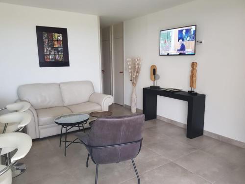 Superbe appartement à Canet en Roussillon avec vue sur mer et montagne