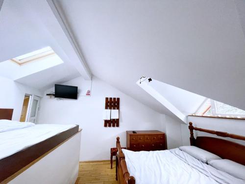 Voodi või voodid majutusasutuse Cabana Zimur toas