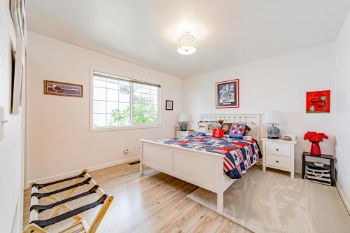 Ein Bett oder Betten in einem Zimmer der Unterkunft Chapman Lane