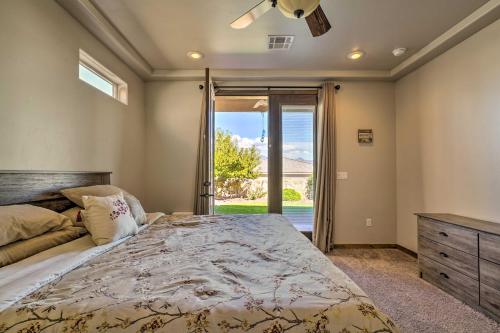 Postel nebo postele na pokoji v ubytování Mountain-View Las Cruces Getaway with Gas Grill