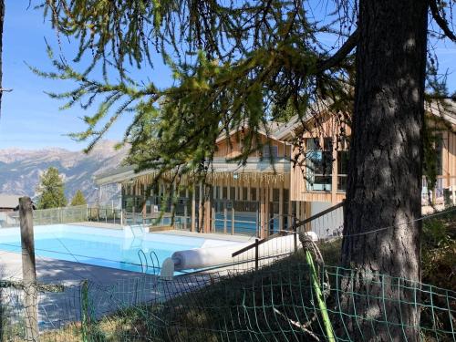 Πισίνα στο ή κοντά στο Appartement cosy à Pelinche, Risoul - 30m²