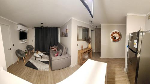 Et tv og/eller underholdning på Departamento Robles del Volcan