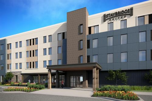 an rendering of the front of a hotel at Staybridge Suites San Antonio Lackland AFB Area by IHG in San Antonio