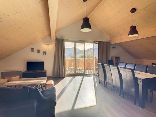 Appartement spacieux 10 pers, 80 m², avec balcon sud, au pied des pistes à Fontcouverte-la-Toussuire - FR-1-417-38