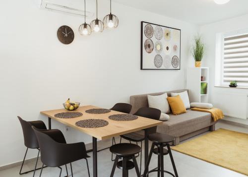 Posezení v ubytování Major11 apartman - Zsolnay negyed