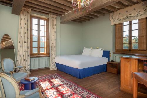 Posteľ alebo postele v izbe v ubytovaní La Borde en Sologne Château & Spa