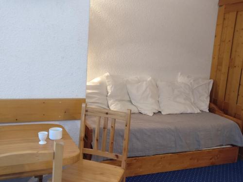 Studio cabine 4 pers au pied des pistes avec balcon