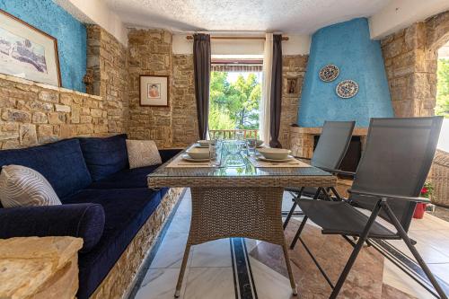 Ruang duduk di Maria Elena Villas - Akti Elia Halkidiki