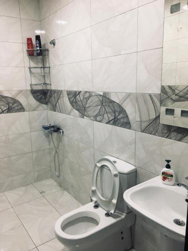 Vonios kambarys apgyvendinimo įstaigoje Apartment Gulia