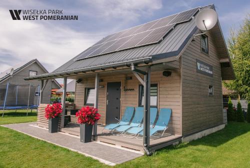 Das Gebäude in dem sich das Ferienhaus befindet