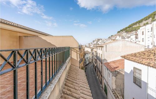 a view from a balcony of a city with stairs at Cozy Home In Torres With Wifi in Torres