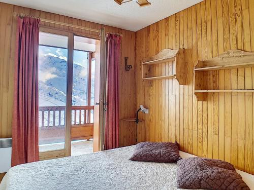 Les Menuires : Appartement 6 pers, balcon, skis aux pieds - FR-1-344-757