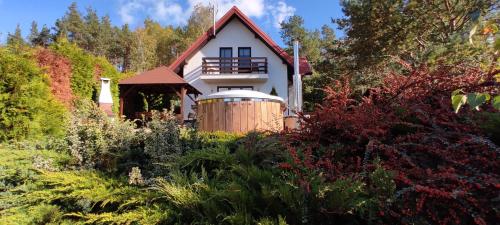 Zahrada ubytování Domek na Kaszubach - Wczasy Zdunowice