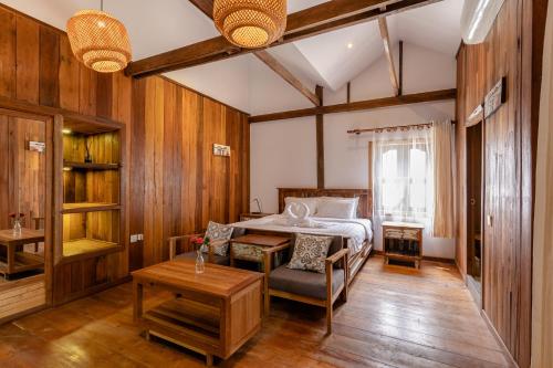 Ένα ή περισσότερα κρεβάτια σε δωμάτιο στο Casa Amor