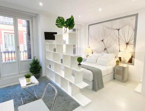 Postel nebo postele na pokoji v ubytování Apartamento Plaza Mayor centrico