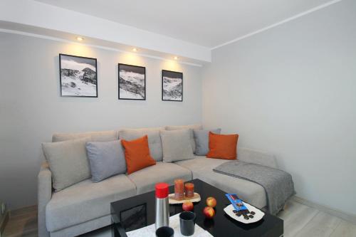 Ruang duduk di Apartament Dzikowiec