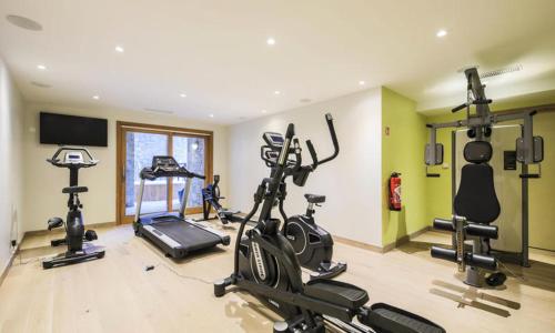 Palestra o centro fitness di Résidence l'Hévana - Appartements de Prestige Méribel Centre