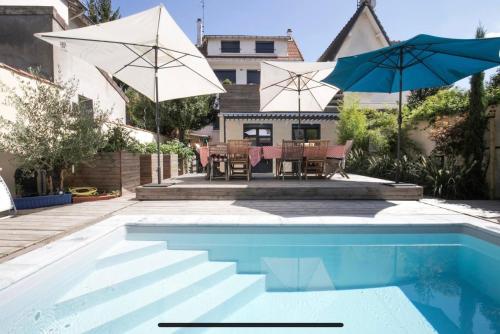Eastern Paris House - Piscine, sauna & billard