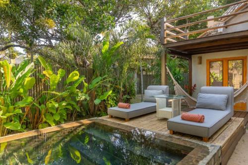 Κήπος έξω από το Villas de Gaia Hotel Boutique