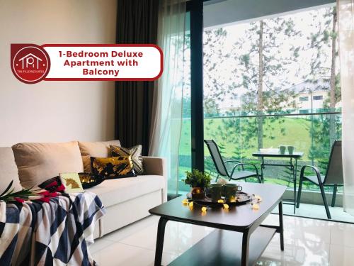 Ruang duduk di Geo38 Prime Suites Genting Highlands