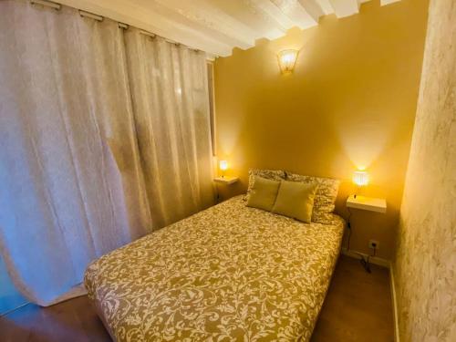 Кровать или кровати в номере Brume d'Automne